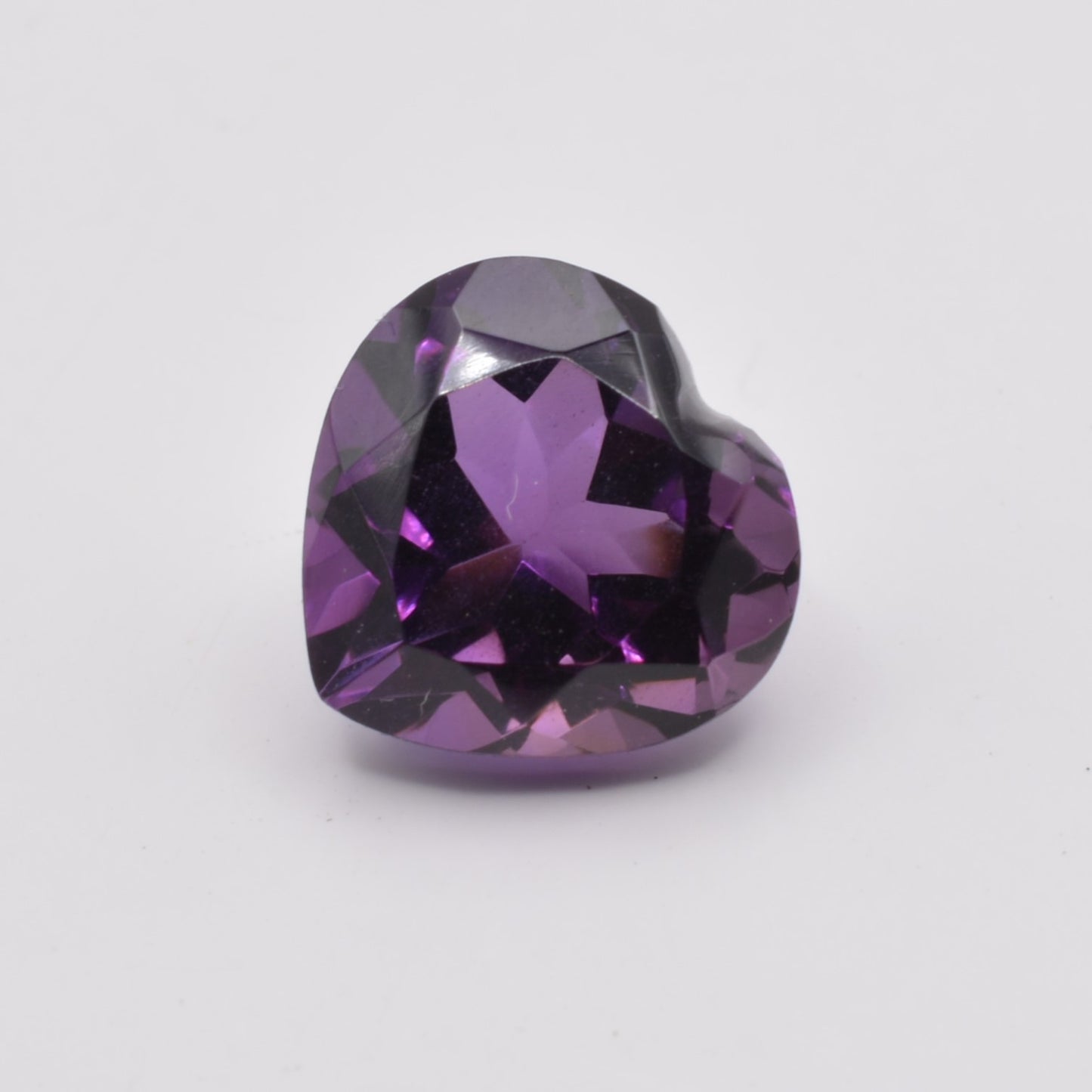 Améthyste Cœur 4,56ct - pierre précieuse - gemme