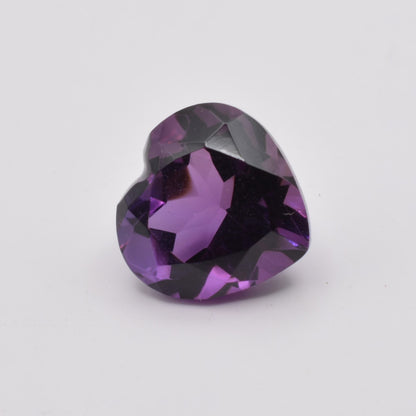 Améthyste Cœur 4,56ct - pierre précieuse - gemme