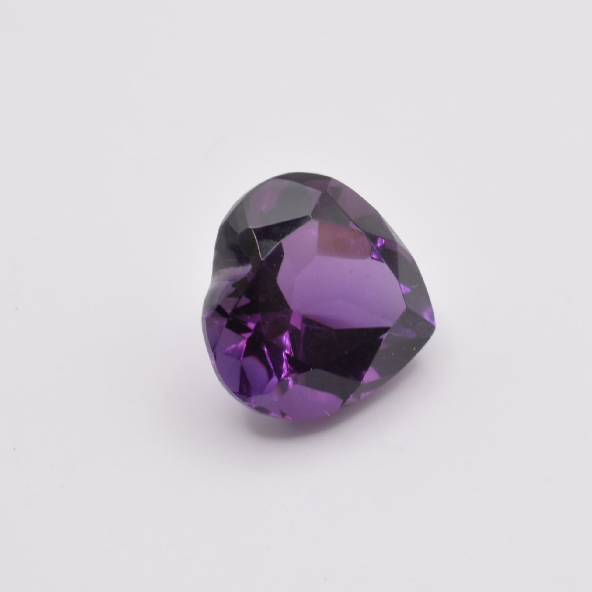 Améthyste Cœur 4,56ct - pierre précieuse - gemme