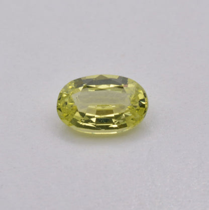 Chrysobéryl Jaune Ovale 0,70ct - pierre précieuse - gemme