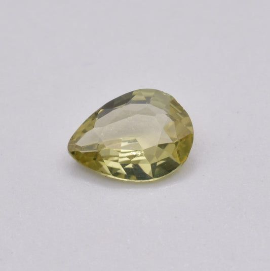 Chrysobéryl Jaune Poire 0,91ct - pierre précieuse - gemme