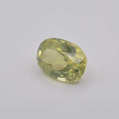 Chrysobéryl Jaune Ovale 1,09ct - pierre précieuse - gemme