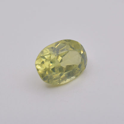 Chrysobéryl Jaune Ovale 1,09ct - pierre précieuse - gemme