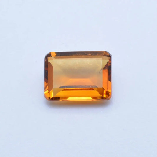 Citrine Madère Rectangle 1,45ct - pierre précieuse - gemme