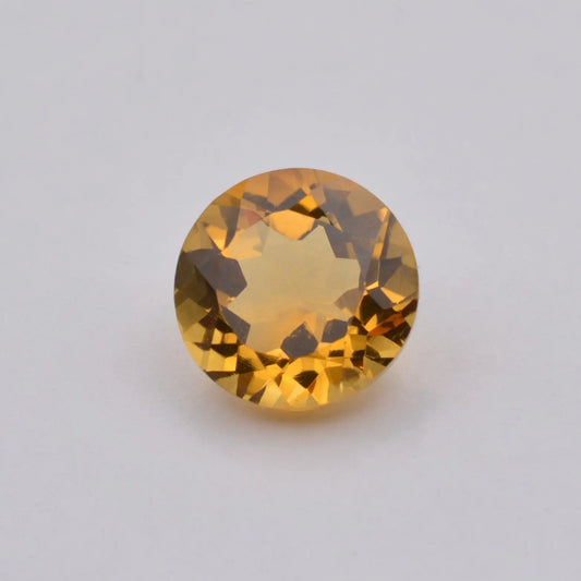 Citrine Ronde 3,36ct - pierre précieuse - gemme