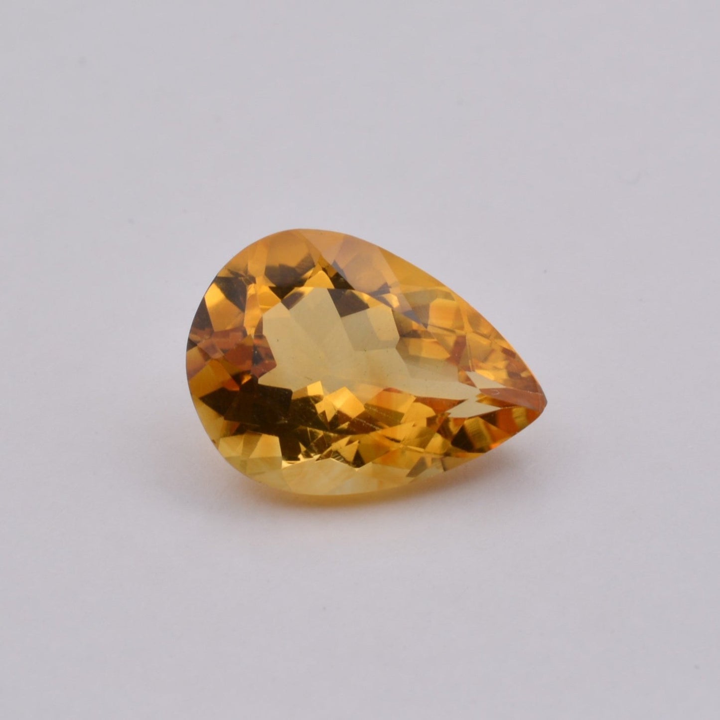 Citrine Poire 6,08ct - pierre précieuse - gemme