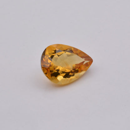 Citrine Poire 6,08ct - pierre précieuse - gemme