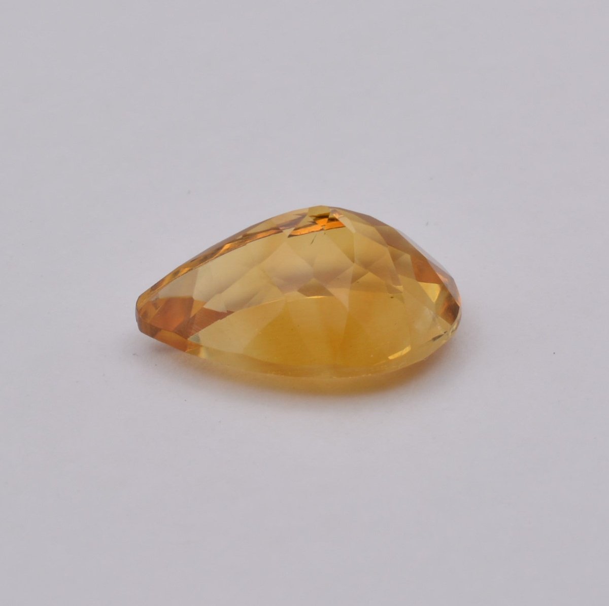 Citrine Poire 6,08ct - pierre précieuse - gemme