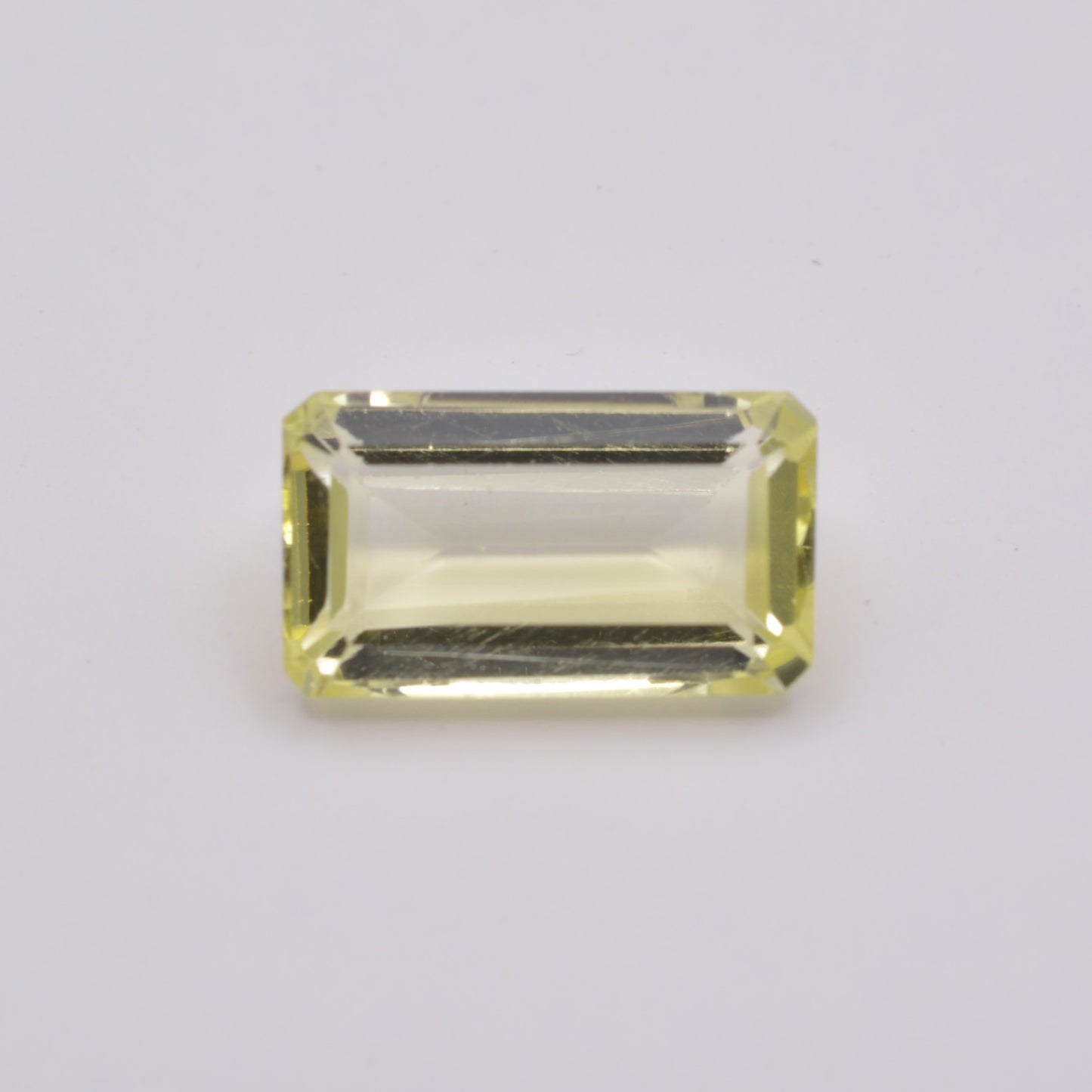 Scapolite Jaune Rectangle 4,87ct - pierre précieuse - gemme