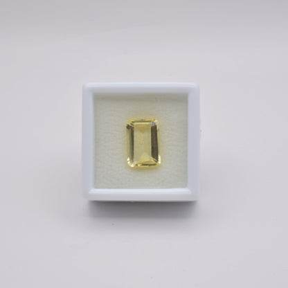 Scapolite Jaune Rectangle 3,48ct - pierre précieuse - gemme