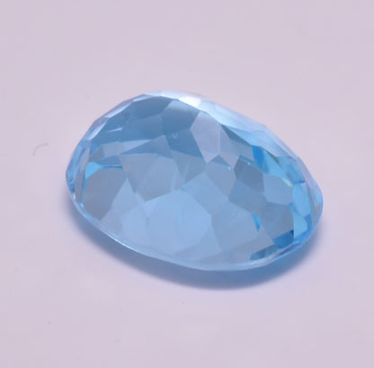 Topaze Ovale 13,75ct - pierre précieuse - gemme