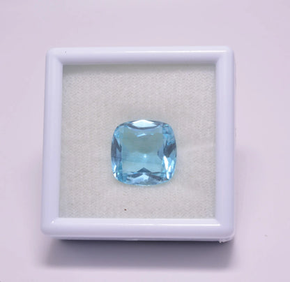 Topaze Coussin 11,89ct - pierre précieuse - gemme