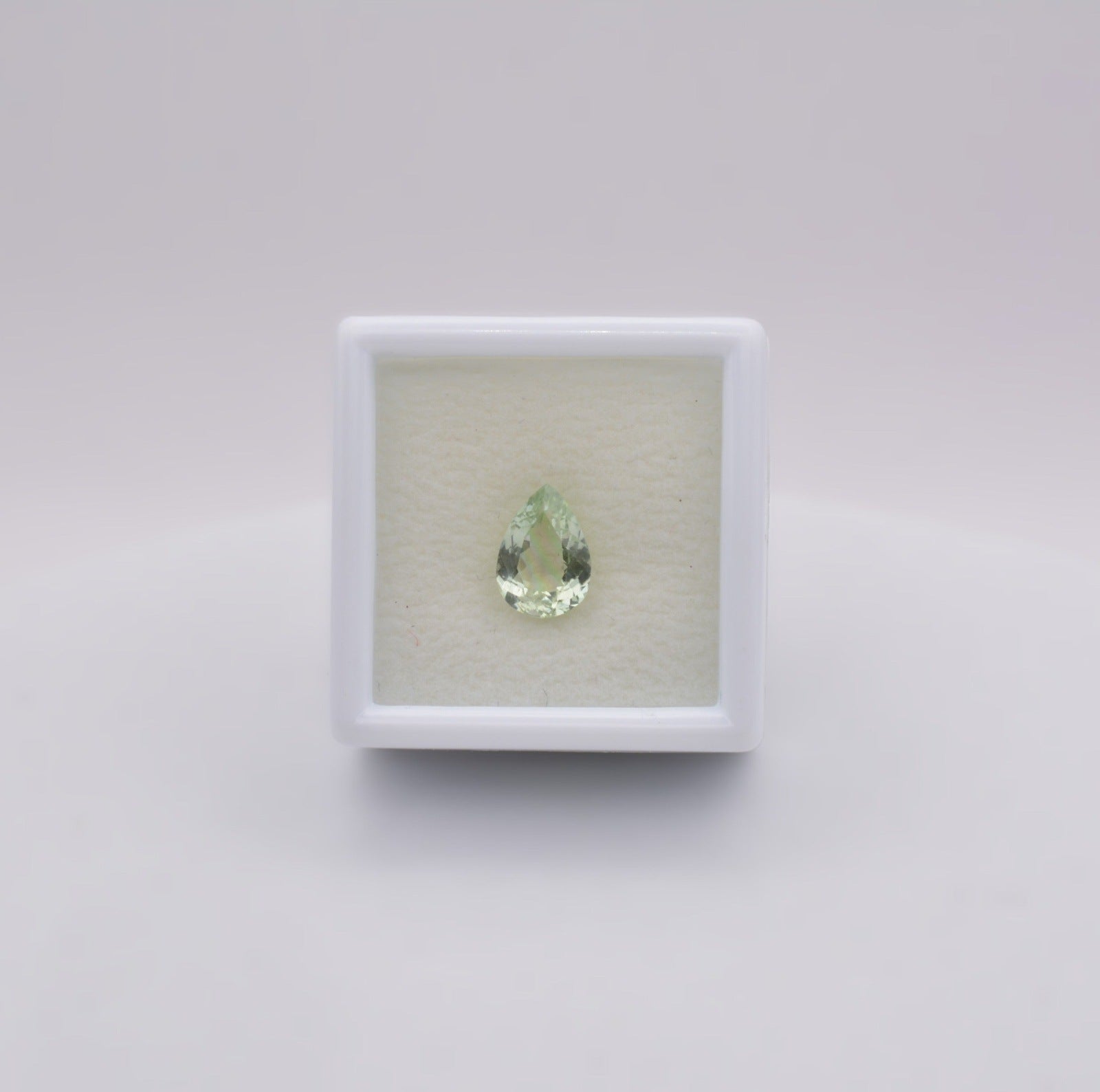 Tourmaline Verte Poire 1,23ct - pierre précieuse - gemme