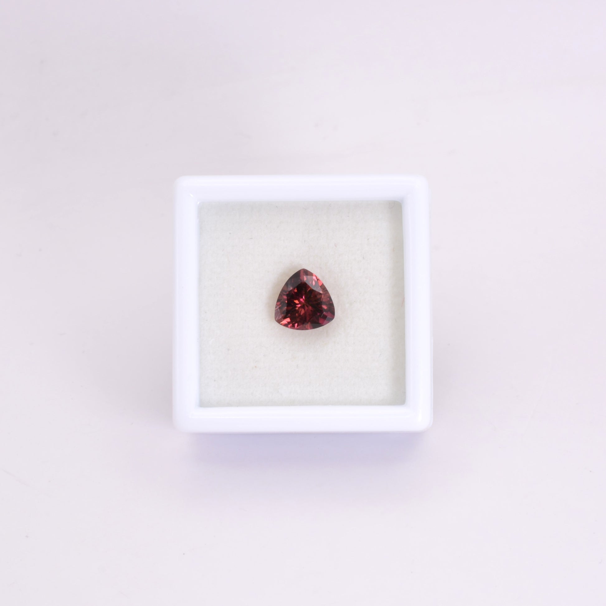 Tourmaline Rose Trillion 1,20ct - pierre précieuse - gemme