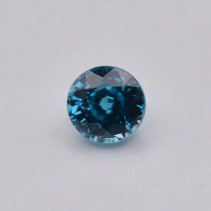 Zircon Bleu Rond 1,35ct - pierre précieuse - gemme
