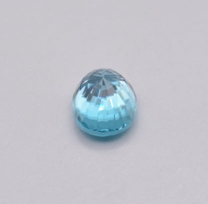 Zircon Bleu Ovale 2,54ct - pierre précieuse - gemme